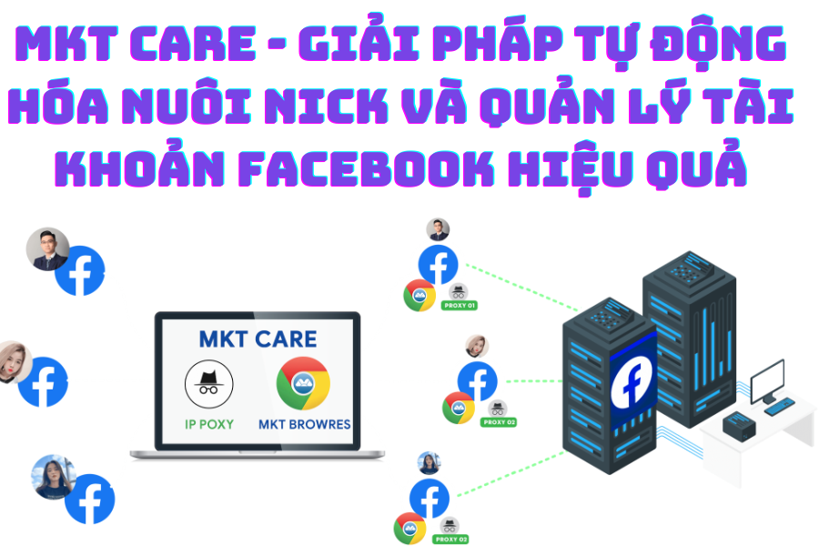 MKT Care - Giải Pháp Tự Động Hóa Nuôi Nick và Quản Lý Tài Khoản Facebook Hiệu Quả