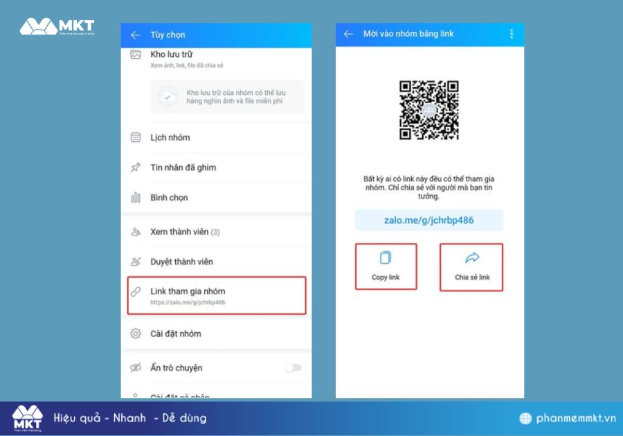 Cách tạo nhóm Zalo không cần kết bạn bằng link nhóm