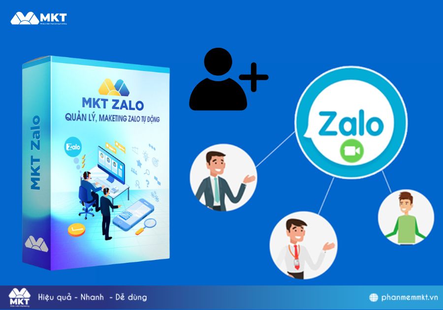Kết bạn hàng loạt với MKT Zalo